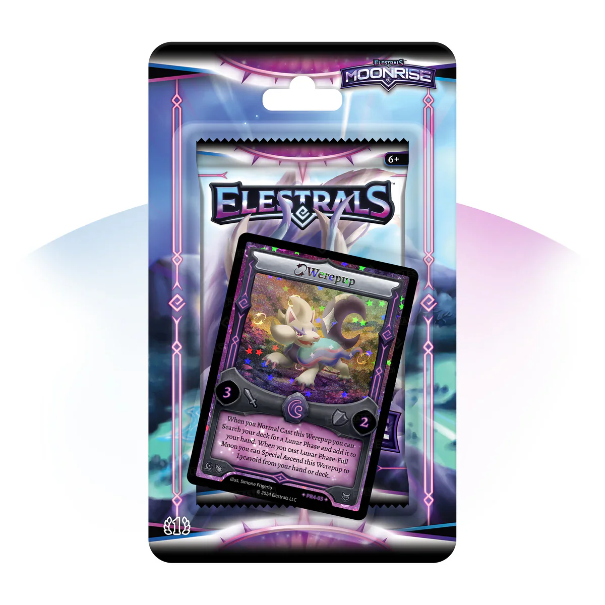 Elestrals: Moonrise- Blister Pack- Stellar Werepup - Image 2