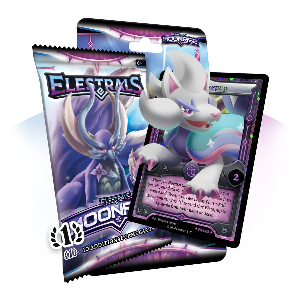 Elestrals: Moonrise- Blister Pack- Stellar Werepup - Image 3