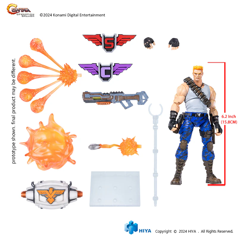Exquisite Basic Series 1/12 Scale CONTRA:OPERATION GALUGA Bill Rizer - Image 4