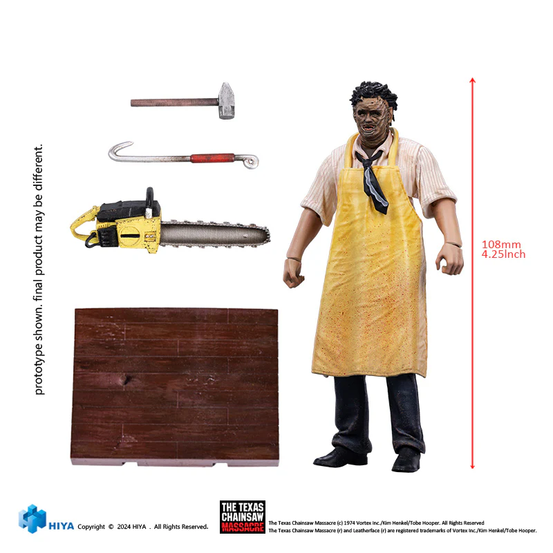 Exquisite Mini 1/18 Texas Chainsaw Massacre(1974)LeatherFace - Killing Mask Standard Ver - Image 6