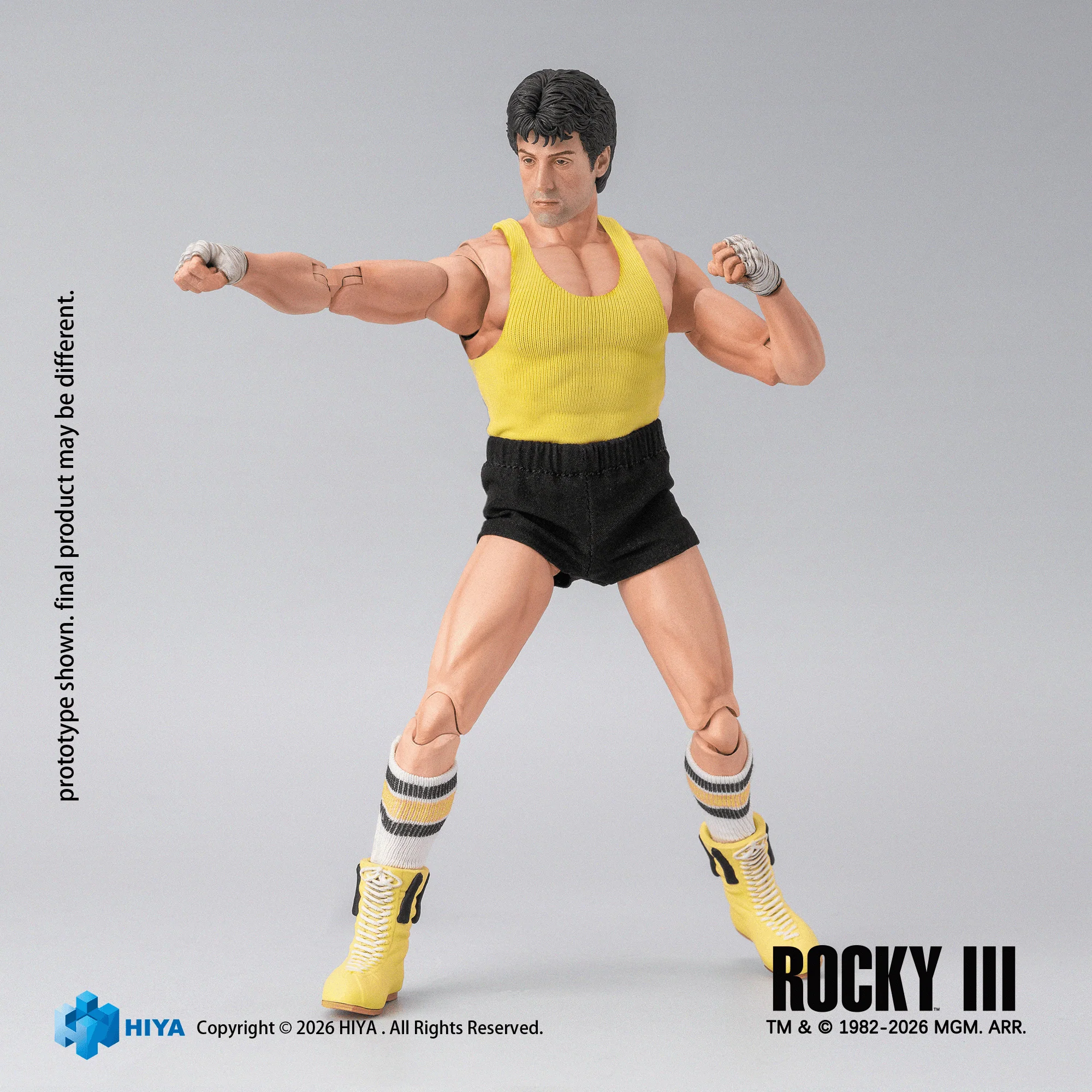 Exquisite Super Series 1/12 Scale 6.3 Inch Rocky III Rocky Boxer Version Action Figure - Image 3