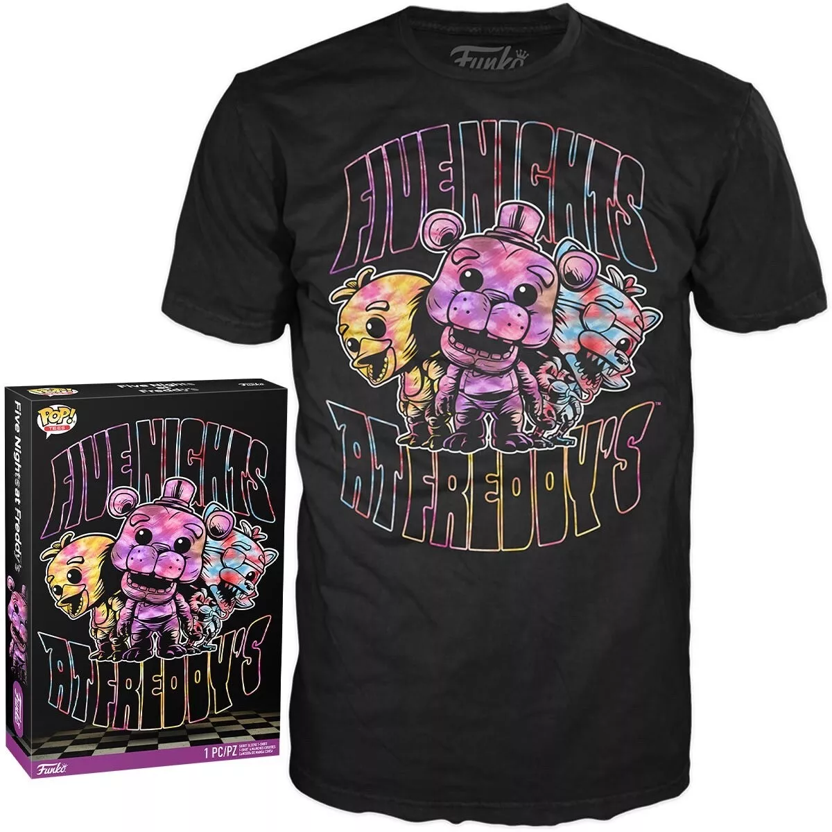 FUNKO Five Nights At Freddys • T-shirt in scatola TIE-DYE ART - Image 2
