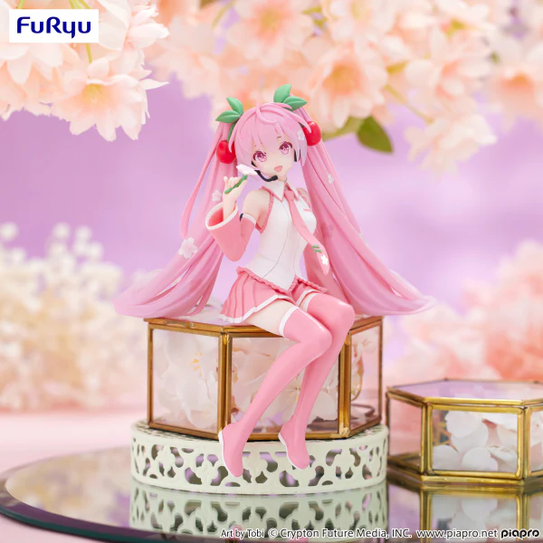 Hatsune Miku Noodle Stopper Figure -Sakura Miku 2024- - Image 2