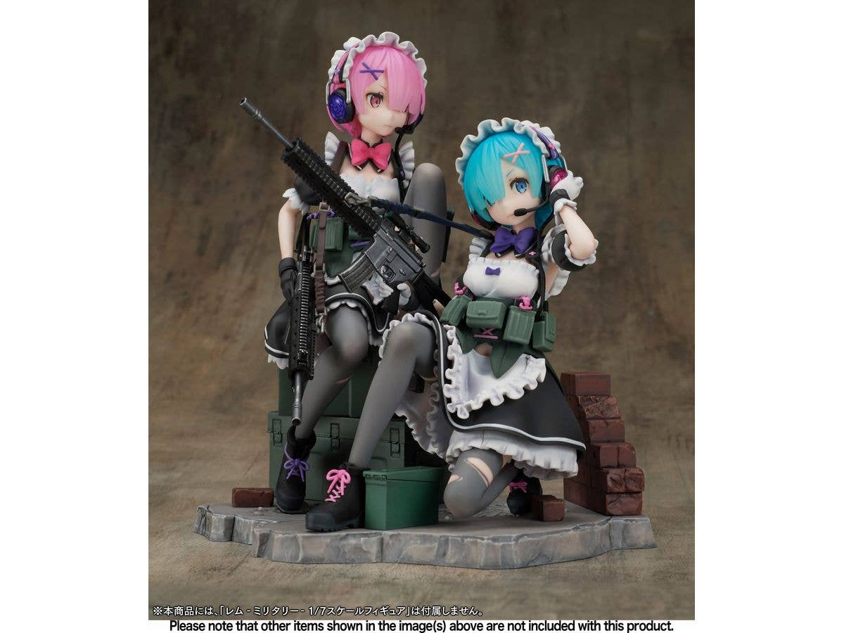Re:ZERO -Starting Life in Another World- Ram Military ver. 1/7 Scale Figure - Image 10