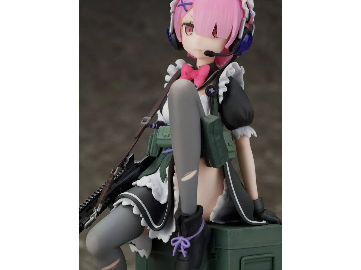 Re:ZERO -Starting Life in Another World- Ram Military ver. 1/7 Scale Figure - Image 4