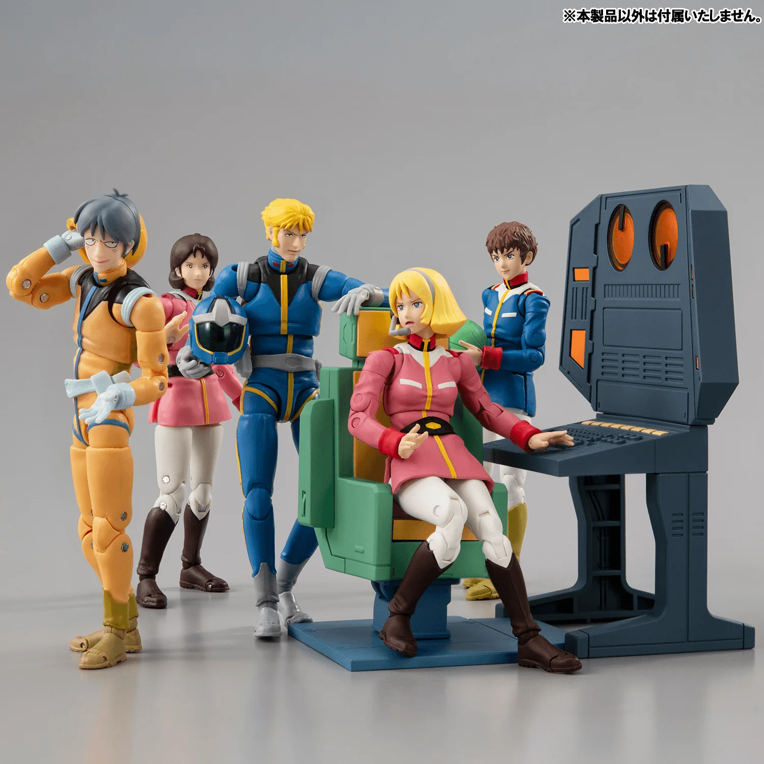 G.M.G. COLLECTION EX Mobile Suit Gundam White Base Bridge Radio operator Desk set【with gift】 - Image 3