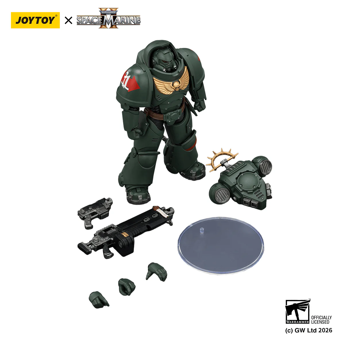Game Edition Dark Angels Heavy Intercessor with Heavy Bolt Rifle and Bolt Pistol - Image 11