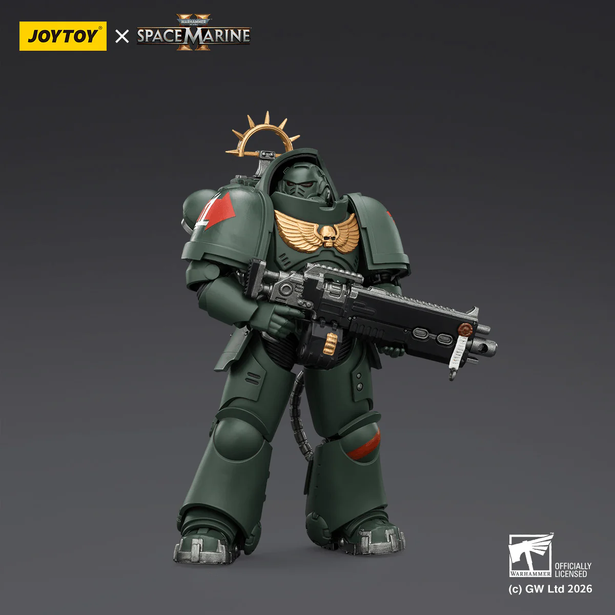 Game Edition Dark Angels Heavy Intercessor with Heavy Bolt Rifle and Bolt Pistol - Image 4