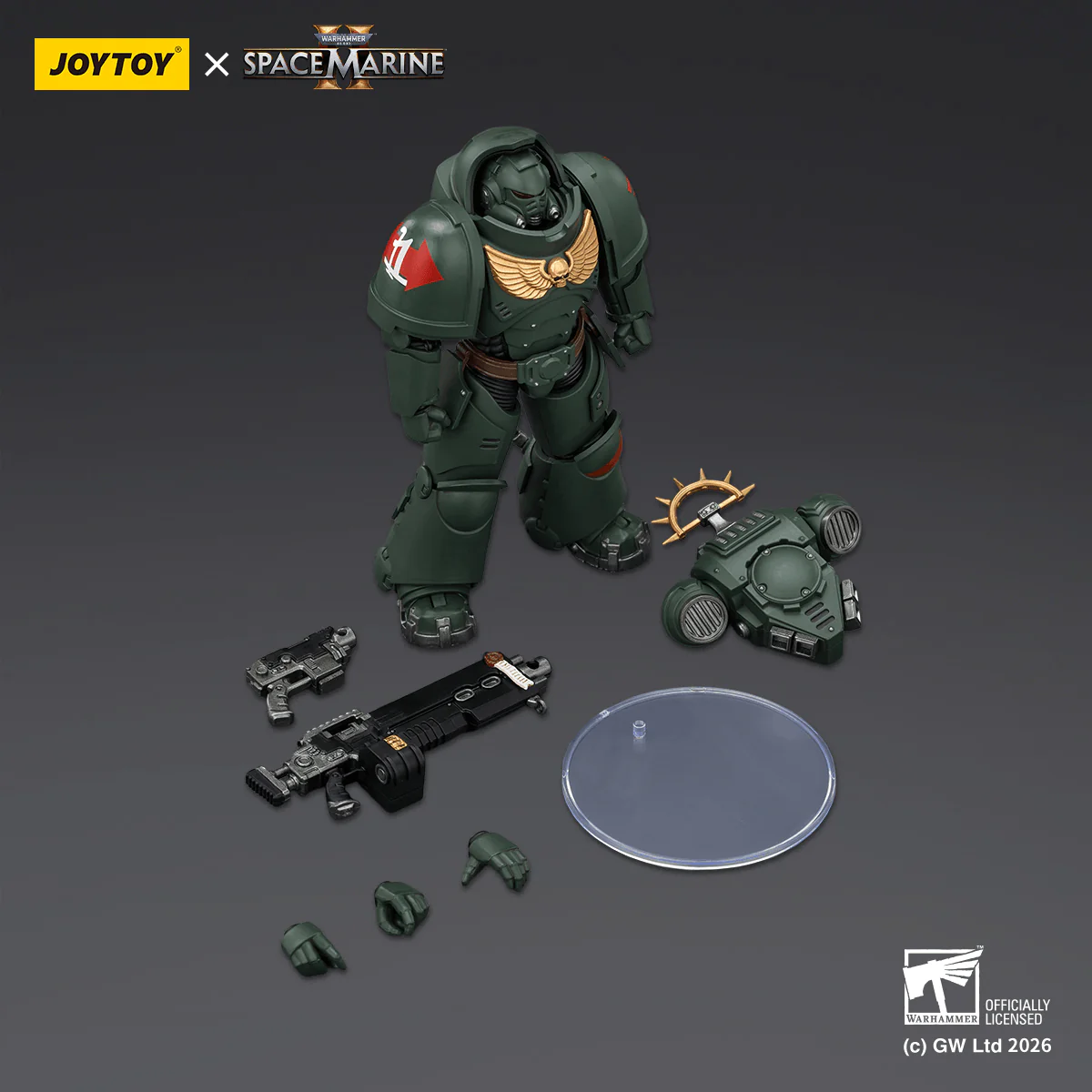 Game Edition Dark Angels Heavy Intercessor with Heavy Bolt Rifle and Bolt Pistol - Image 6