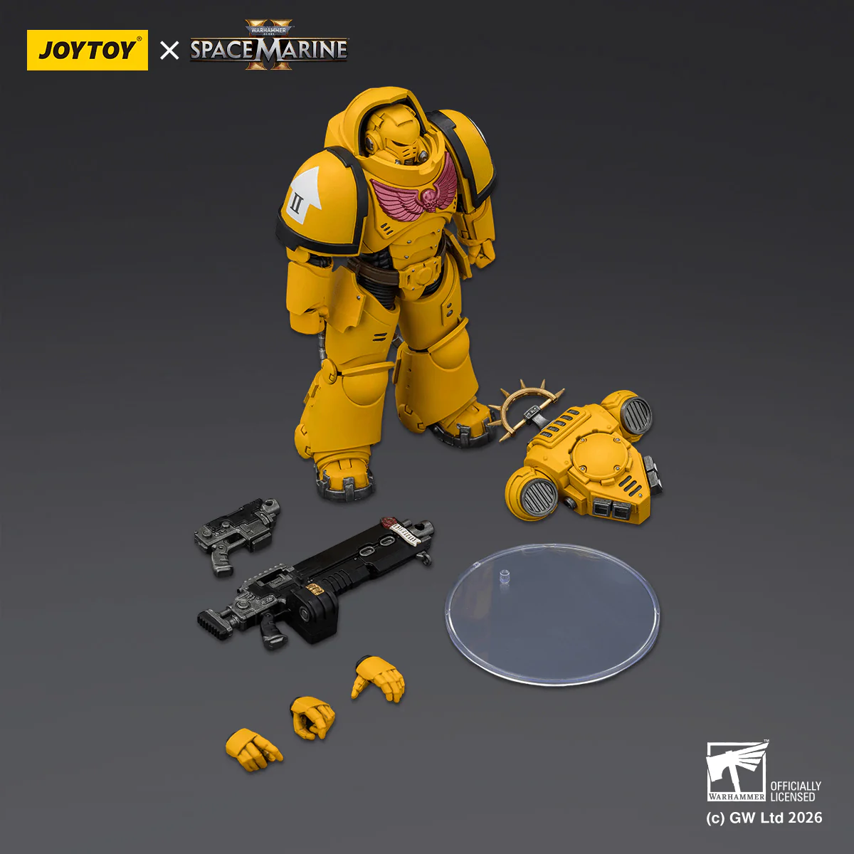Game Edition Imperial Fists Heavy Intercessor with Heavy Bolt Rifle and Bolt Pistol - Image 6