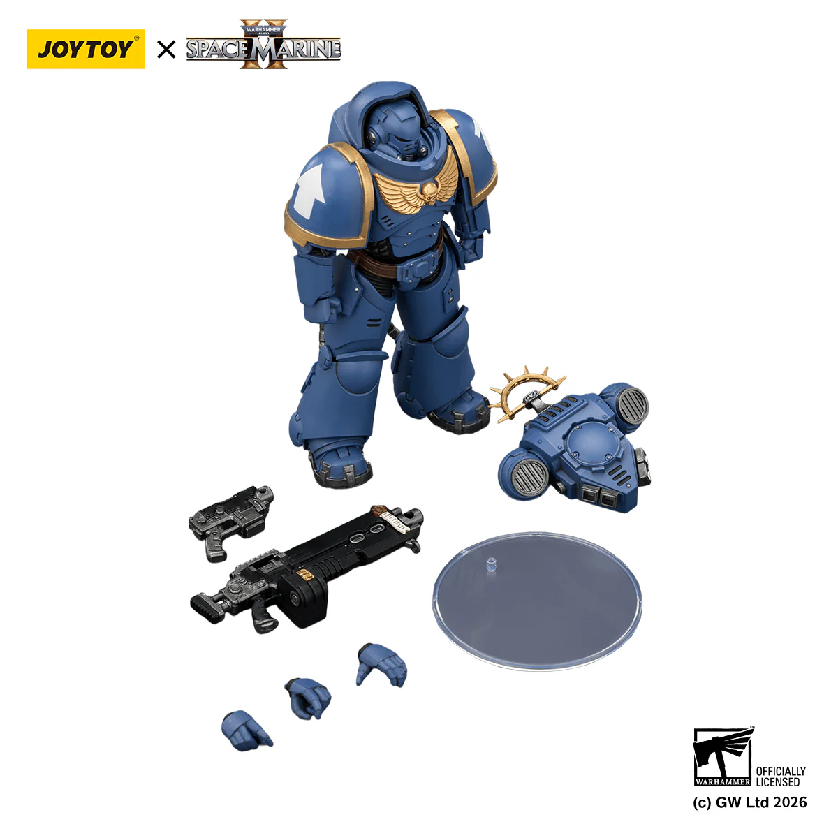 Game Edition Ultramarines Heavy Intercessor with Heavy Bolt Rifle and Bolt Pistol - Image 11