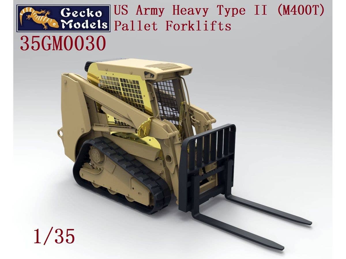 Gecko 1/35 US Army Heavy Type II (M400T) Pallet Forklifts - Image 4