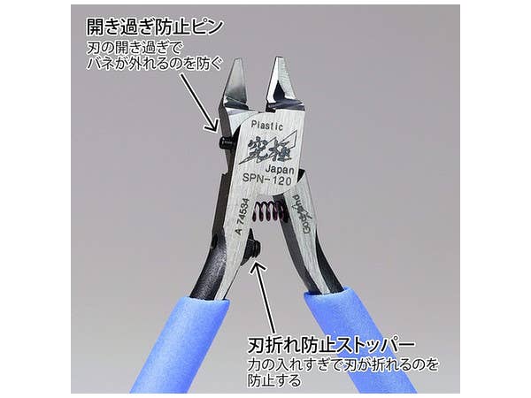GodHand GodHand - Precision Nippers SPN-120 (w/ Protection Cap) - Image 4