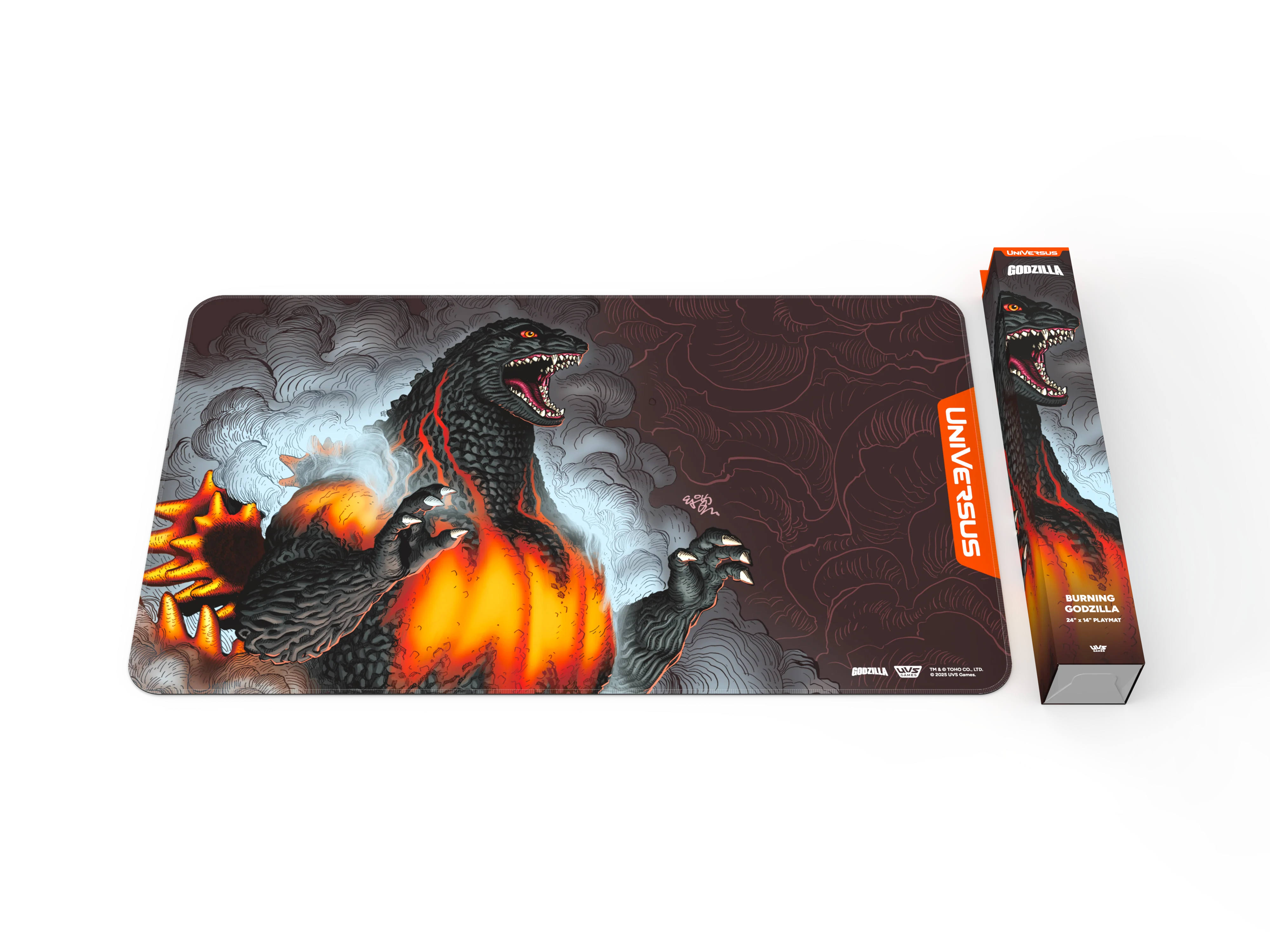 GODZILLA: REIGN OF KAIJU PLAYMAT BURNING GODZILLA - Image 6