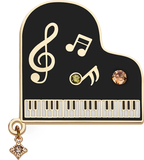 Brooch Piano - You Lie in April Accessory
