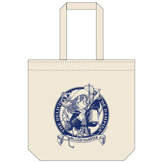 Canvas Zipped Pocket Tote With Original Illustration