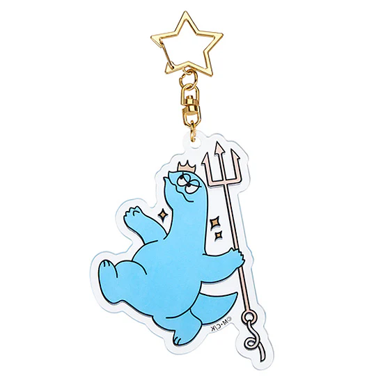 Gal & Dino Glow-in-the-Dark Acrylic Keychain Javelin Throwing - Image 4