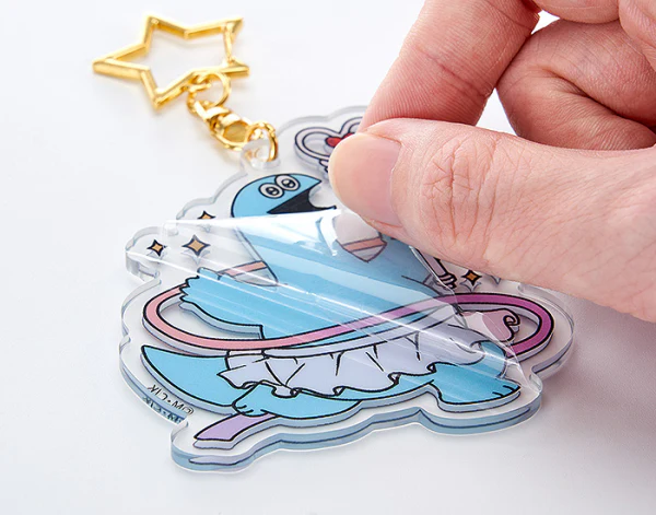 Gal & Dino Glow-in-the-Dark Acrylic Keychain Javelin Throwing - Image 5