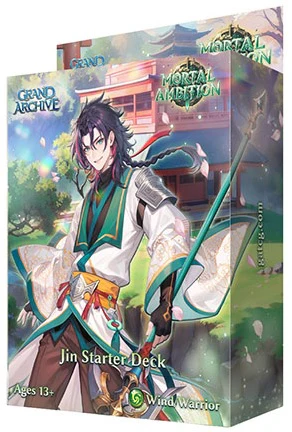 GRAND ARCHIVE TCG MORTAL AMBITION JIN STARTER DISPLAY