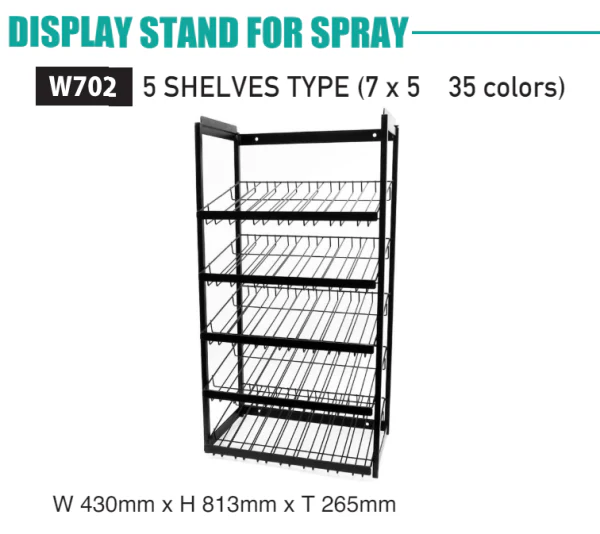Mini Stand - FOR MR.COLOR SPRAY (7x5 35 COLORS)