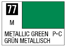 Mr Hobby Mr Color Spray - S77 Metallic Green (Metallic/Primary) - Image 3