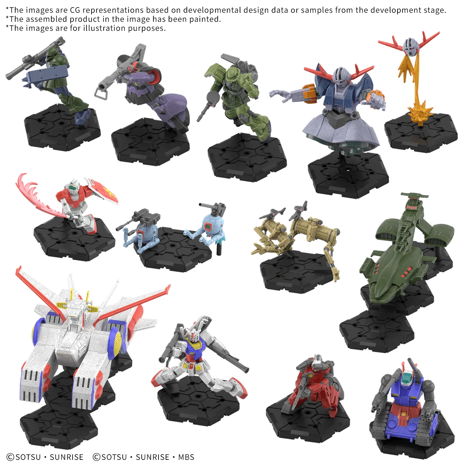 GUNDAM ASSEMBLE DELUXE SET 01 [DX01] - Image 2