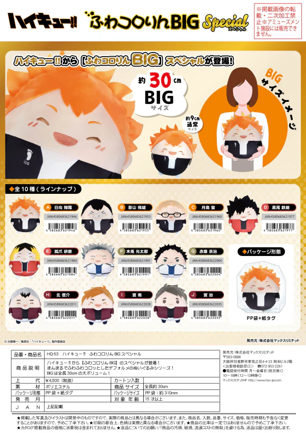Haikyu FUWA KORORIN BIG SPECIAL (F) - Image 2