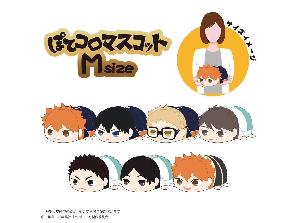 Haikyu POTE KORO MASCOT Msize (ITEM C) - Image 2