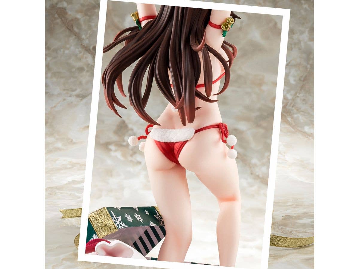1/6 scaled pre-painted figure of "Rent-A-Girlfriend" MIZUHARA Chizuru in a Santa Claus bikini de fluffy figure 2nd Xmas - Image 10