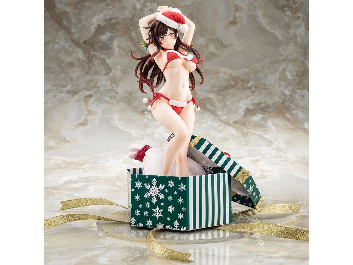 1/6 scaled pre-painted figure of "Rent-A-Girlfriend" MIZUHARA Chizuru in a Santa Claus bikini de fluffy figure 2nd Xmas - Image 3