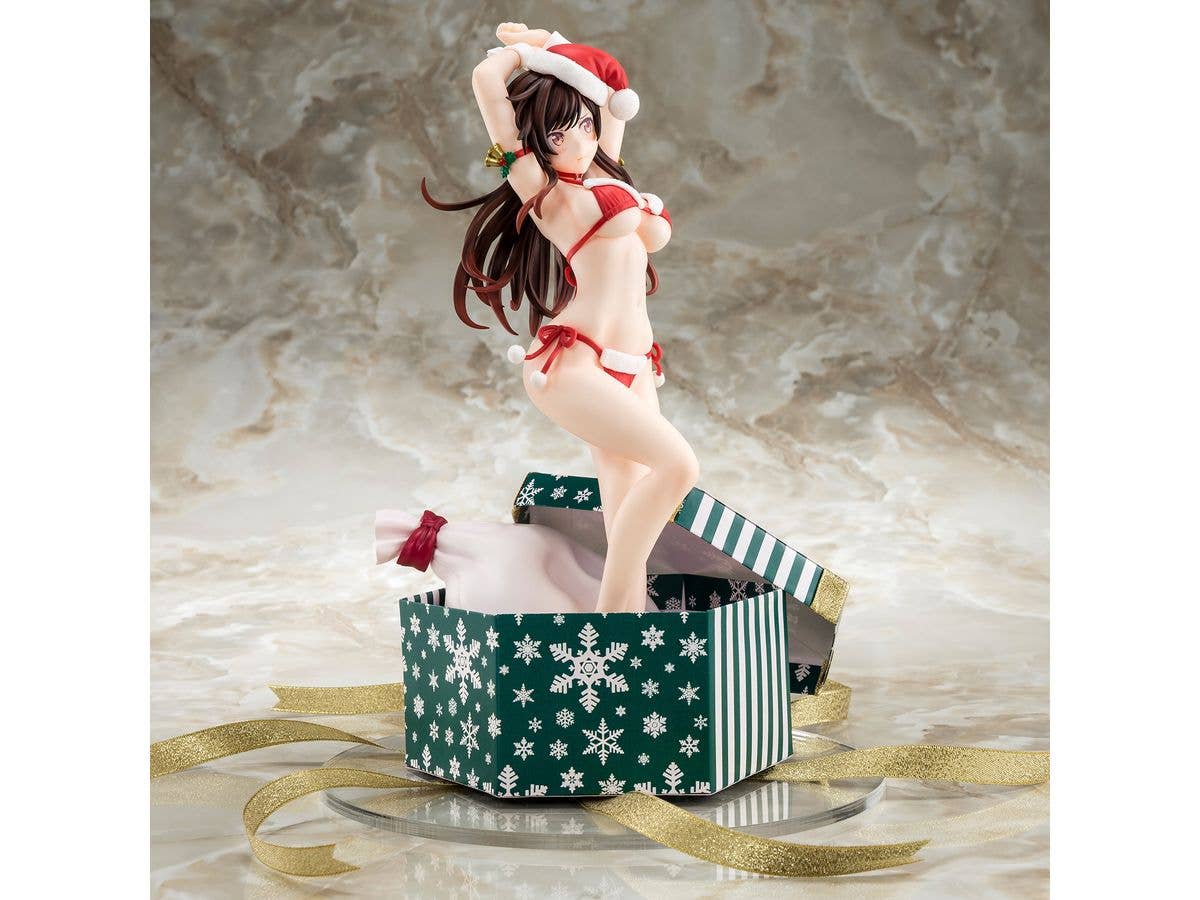 1/6 scaled pre-painted figure of "Rent-A-Girlfriend" MIZUHARA Chizuru in a Santa Claus bikini de fluffy figure 2nd Xmas - Image 5