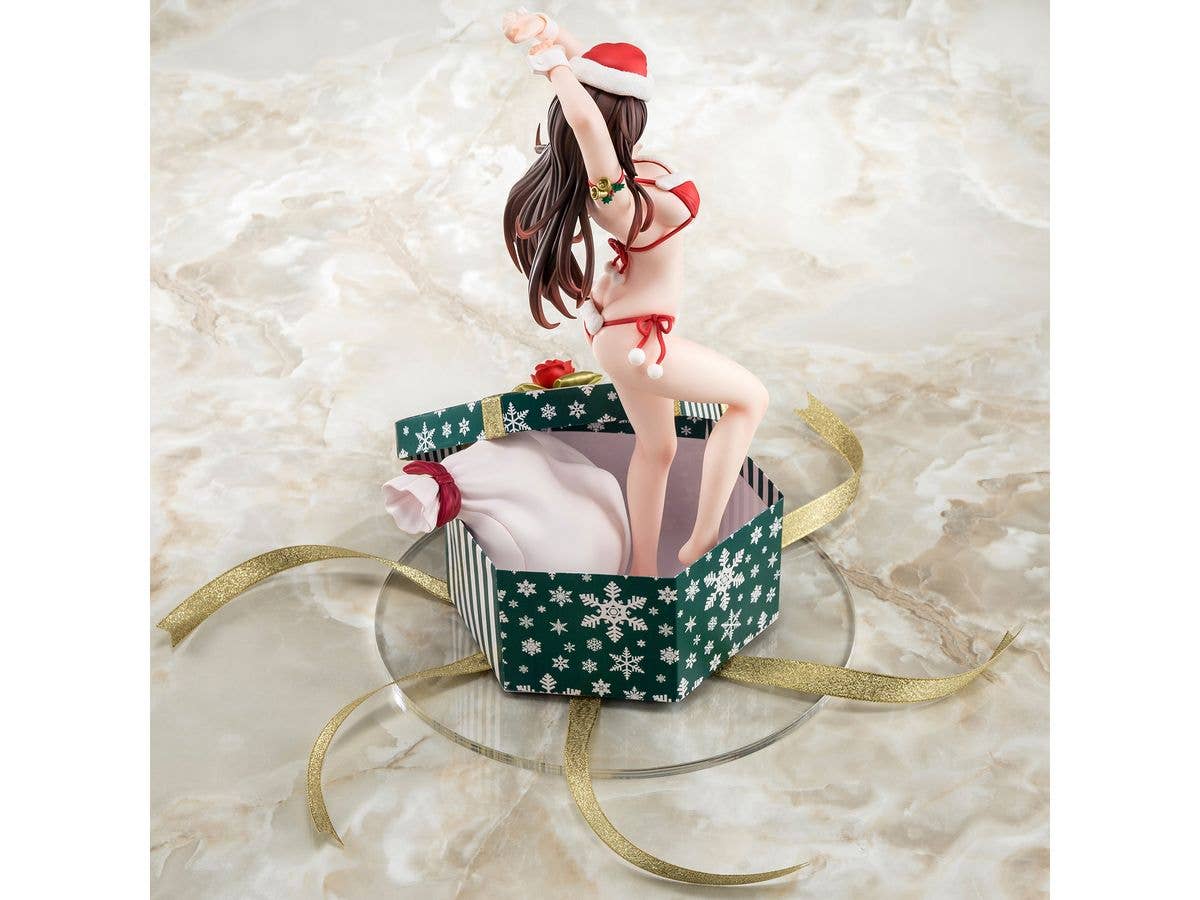 1/6 scaled pre-painted figure of "Rent-A-Girlfriend" MIZUHARA Chizuru in a Santa Claus bikini de fluffy figure 2nd Xmas - Image 7