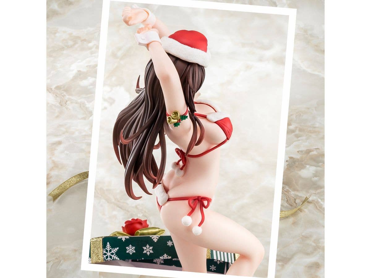 1/6 scaled pre-painted figure of "Rent-A-Girlfriend" MIZUHARA Chizuru in a Santa Claus bikini de fluffy figure 2nd Xmas - Image 8