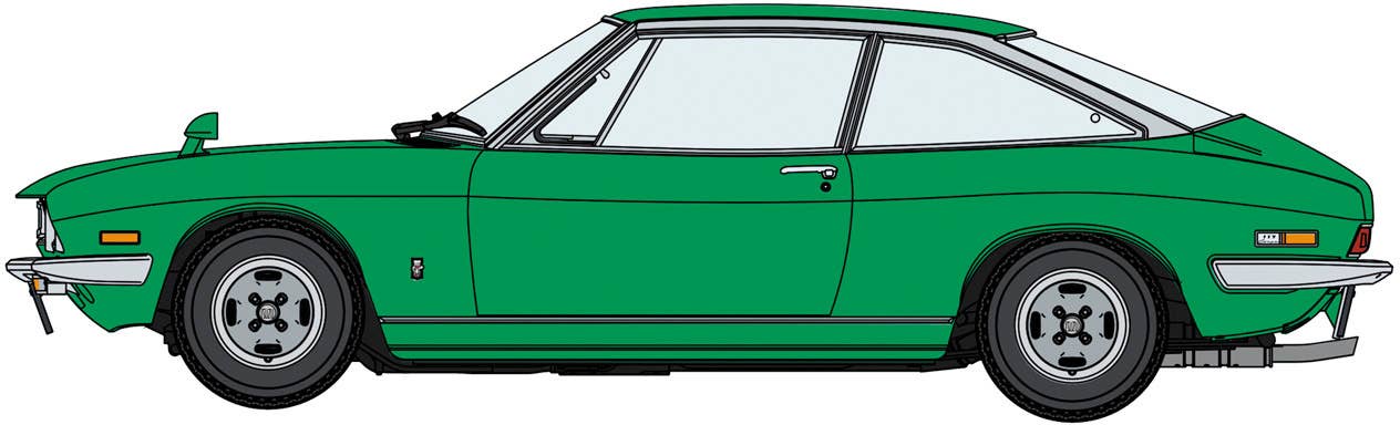 1/24 ISUZU 117 COUPÉ MIDDLE VERSION (XE) "OLD EMBLEM" (1973)