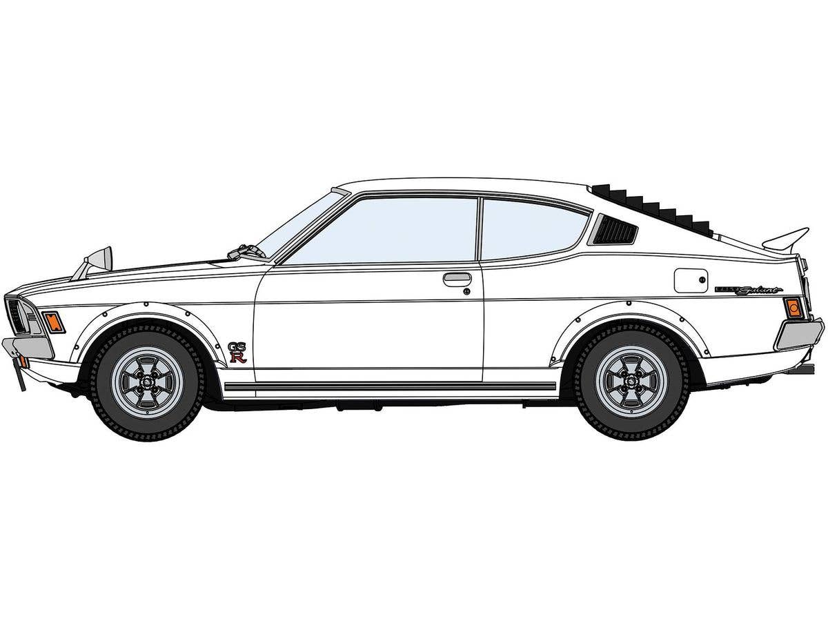 1/24 MITSUBISHI GALANT GTO 2000GSR EARLY VERSION w/REAR WING - Image 2