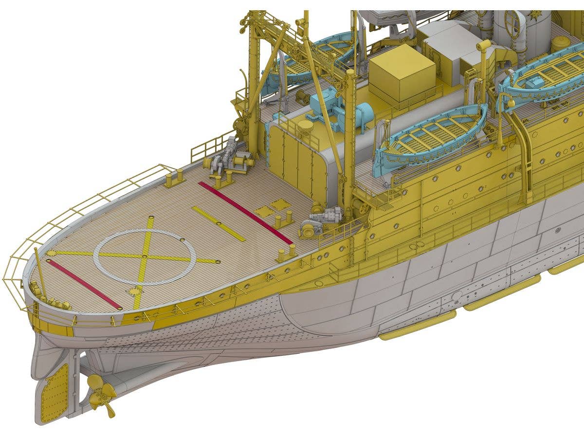 [HP001] 1/250 ANTARCTICA OBSERVATION SHIP SOYA "Antarctica Observatin 2nd Corps" (Super detail kit) - Image 10