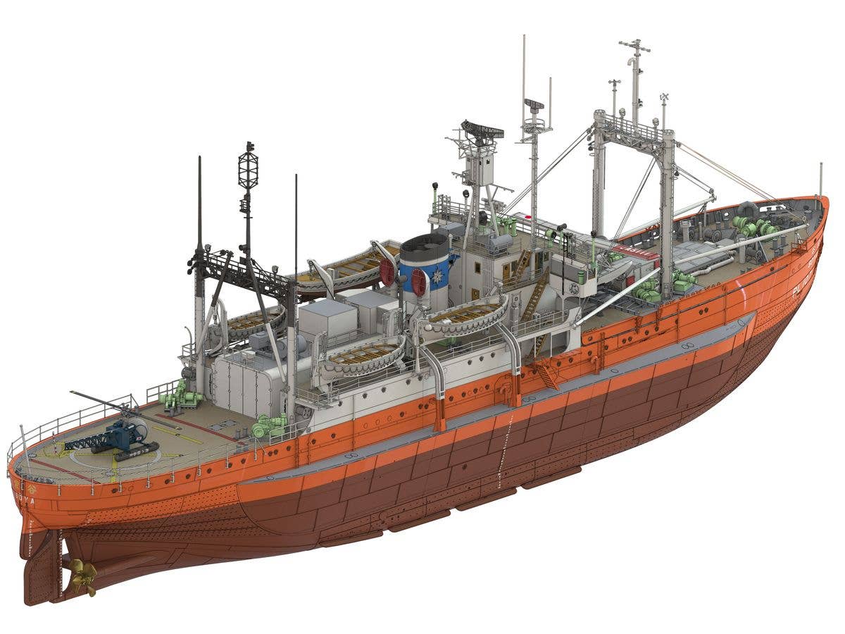 [HP001] 1/250 ANTARCTICA OBSERVATION SHIP SOYA "Antarctica Observatin 2nd Corps" (Super detail kit) - Image 3