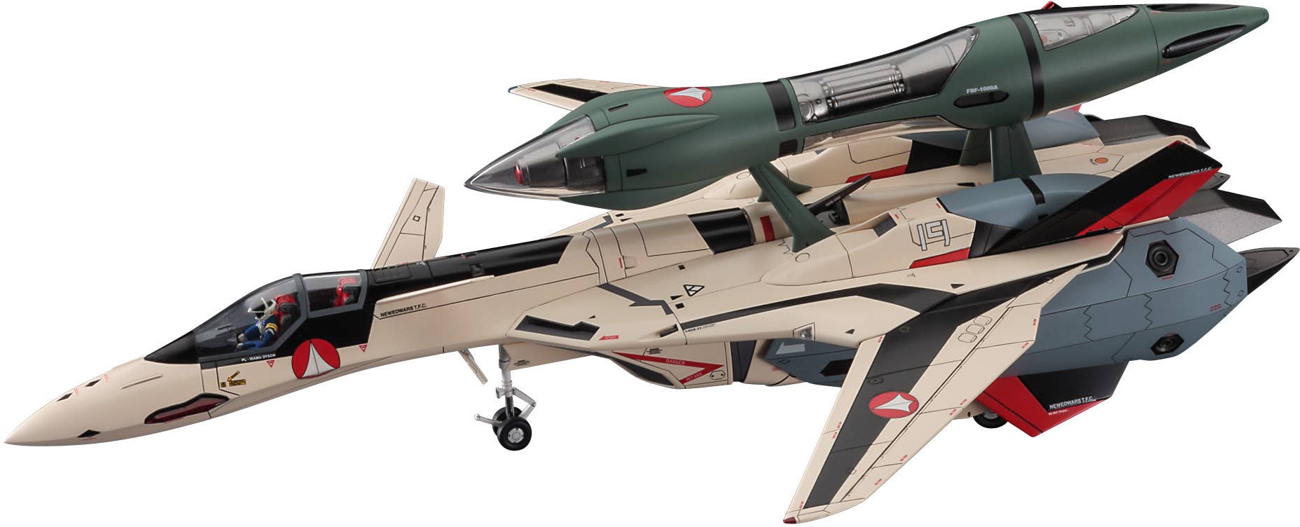 1/72 YF-19 w/FAST PACK & FOLD BOOSTER