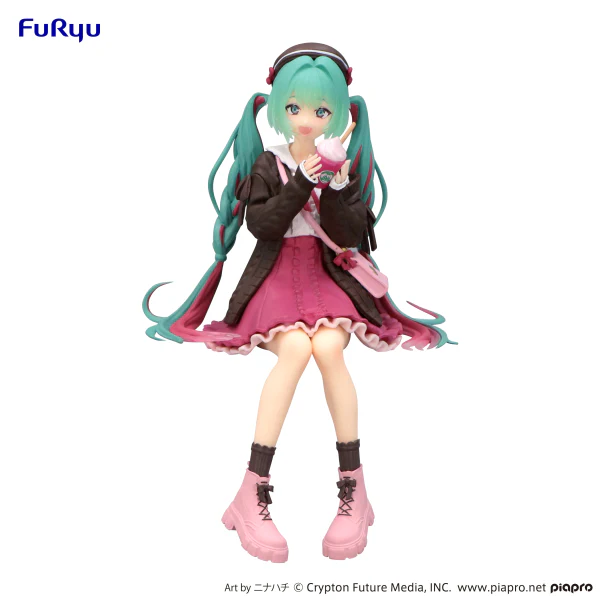 Hatsune Miku Noodle Stopper Figure -Autumn Date Pink Color ver.- - Image 2