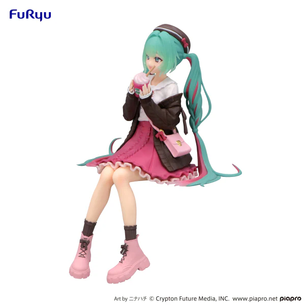 Hatsune Miku Noodle Stopper Figure -Autumn Date Pink Color ver.- - Image 3