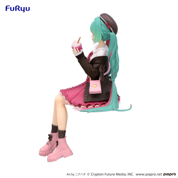 Hatsune Miku Noodle Stopper Figure -Autumn Date Pink Color ver.- - Image 4