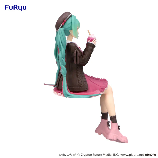 Hatsune Miku Noodle Stopper Figure -Autumn Date Pink Color ver.- - Image 5