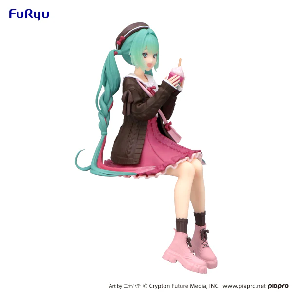 Hatsune Miku Noodle Stopper Figure -Autumn Date Pink Color ver.- - Image 6