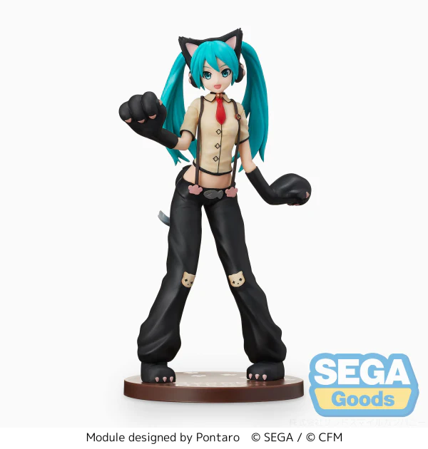 "Hatsune Miku: Project DIVA Arcade Future Tone" SPM Figure "Hatsune Miku - Kitty Cat" - Image 2