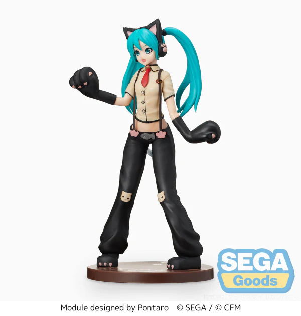 "Hatsune Miku: Project DIVA Arcade Future Tone" SPM Figure "Hatsune Miku - Kitty Cat" - Image 3