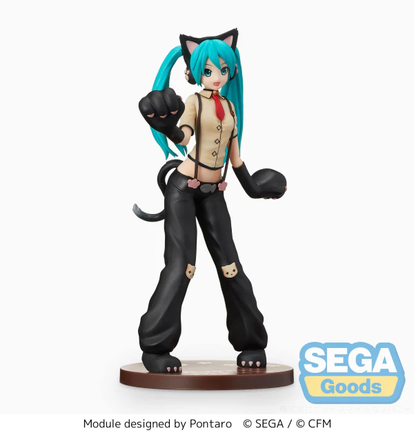 "Hatsune Miku: Project DIVA Arcade Future Tone" SPM Figure "Hatsune Miku - Kitty Cat" - Image 4