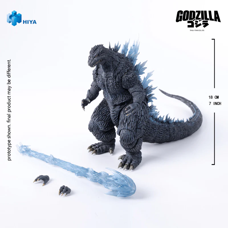 HIYA Exquisite Basic Series None Scale 7 Inch Godzilla AGAINST MECHAGODZILLA Heat Ray Godzilla Action Figure - Image 9