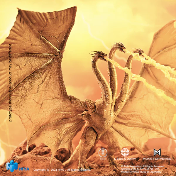 Exquisite Basic Series Godzilla: King of the Monsters King Ghidorah Gravity Beam Ver. - Image 11
