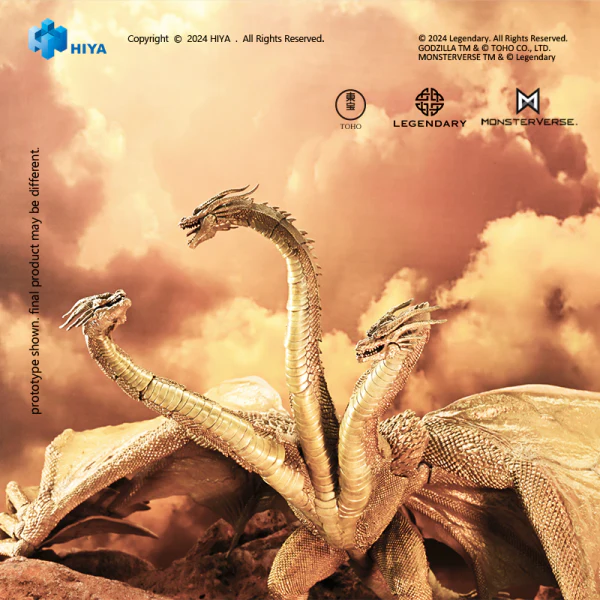Exquisite Basic Series Godzilla: King of the Monsters King Ghidorah Gravity Beam Ver. - Image 2