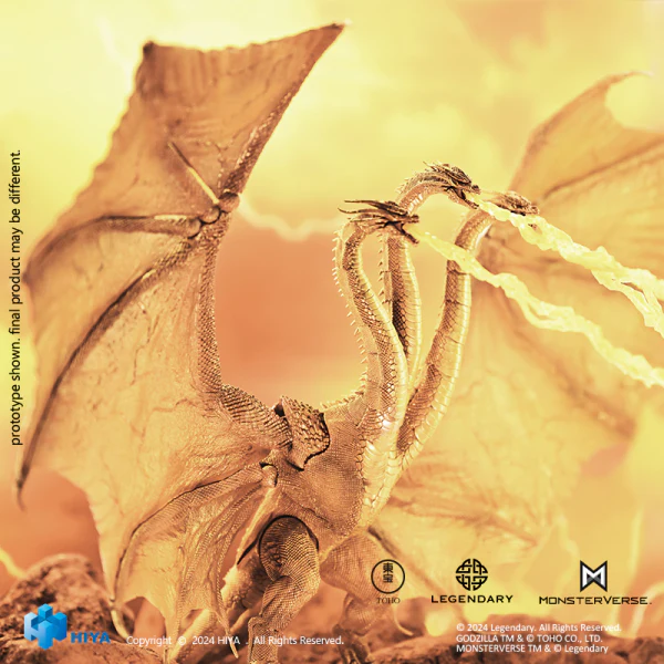 Exquisite Basic Series Godzilla: King of the Monsters King Ghidorah Gravity Beam Ver. - Image 8